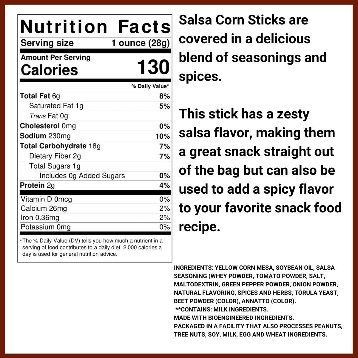 WinCrest BulkFoods WinCrest Corn Sticks - 1.5 Lb Tub (Salsa)