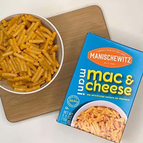 Manischewitz Manischewitz Kosher Mac & Cheese, 5.5oz (4 Pack) Made with Real Cheddar Cheese, No Artificial Colors of Flavors, Certified Kosher