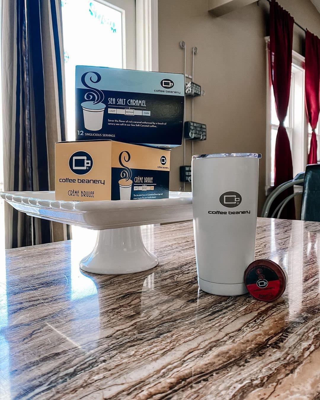 Coffee Beanery Crme Brulee Coffee Pods by Coffee Beanery | 12ct Flavored Coffee Pods Medium Roast Coffee Pods| 100% Specialty Arabica Coffee| Gourmet Coffee Pods