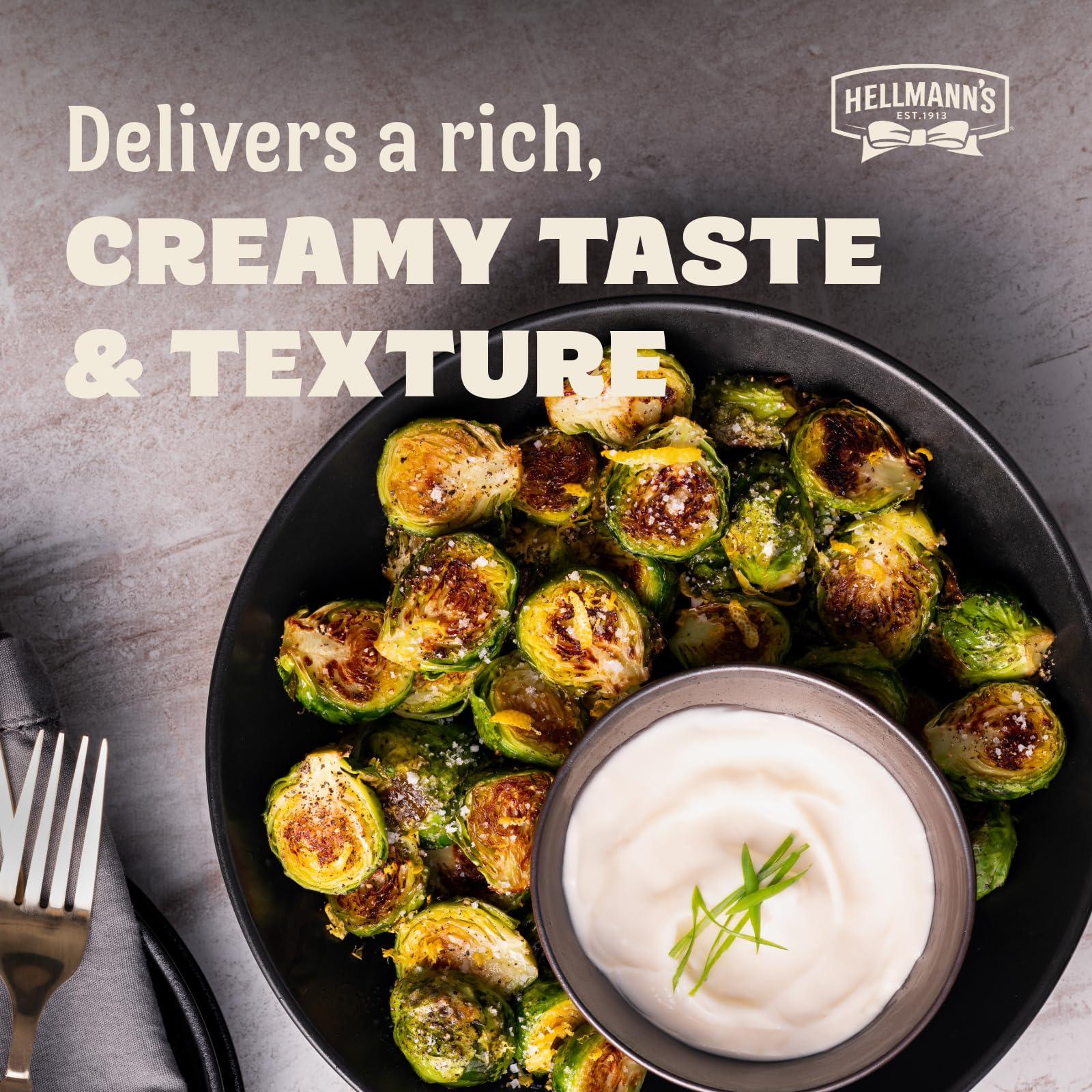 HELLMANN'S Hellmann\'s Real Mayonnaise Mini Jars, Condiment for Sandwiches, Salads, Mayo Made with 100% Cage Free Eggs, Gluten Free, 1.2 oz, Pack of 72