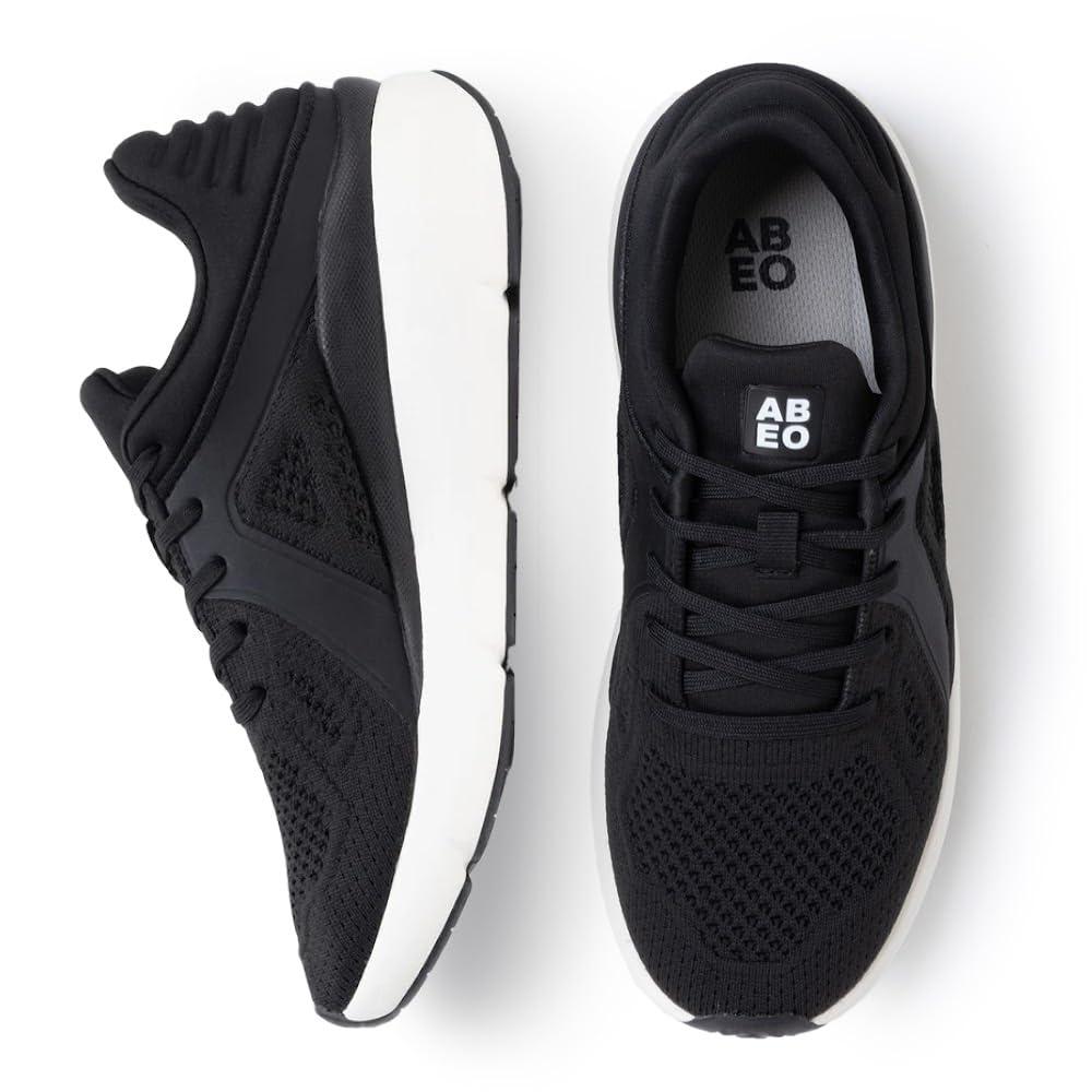 ABEO ABEO MXV Shift Womens Metatarsal Footbed Walking Shoes | Orthopedic Shoes for Women | Ball of Foot Pain Relief | Metatarsalgia Shoes Black 8.5 Medium