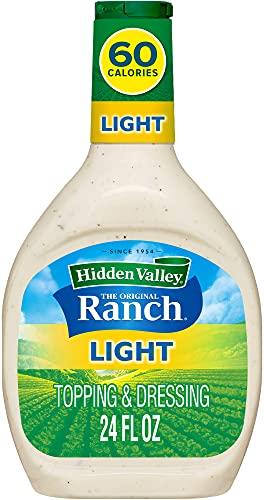 Hidden Valley Hidden Valley Ranch Dressing & Dipping Sauce, Light Ranch Dressing, Gluten Free Salad Dressing, 24 Ounces