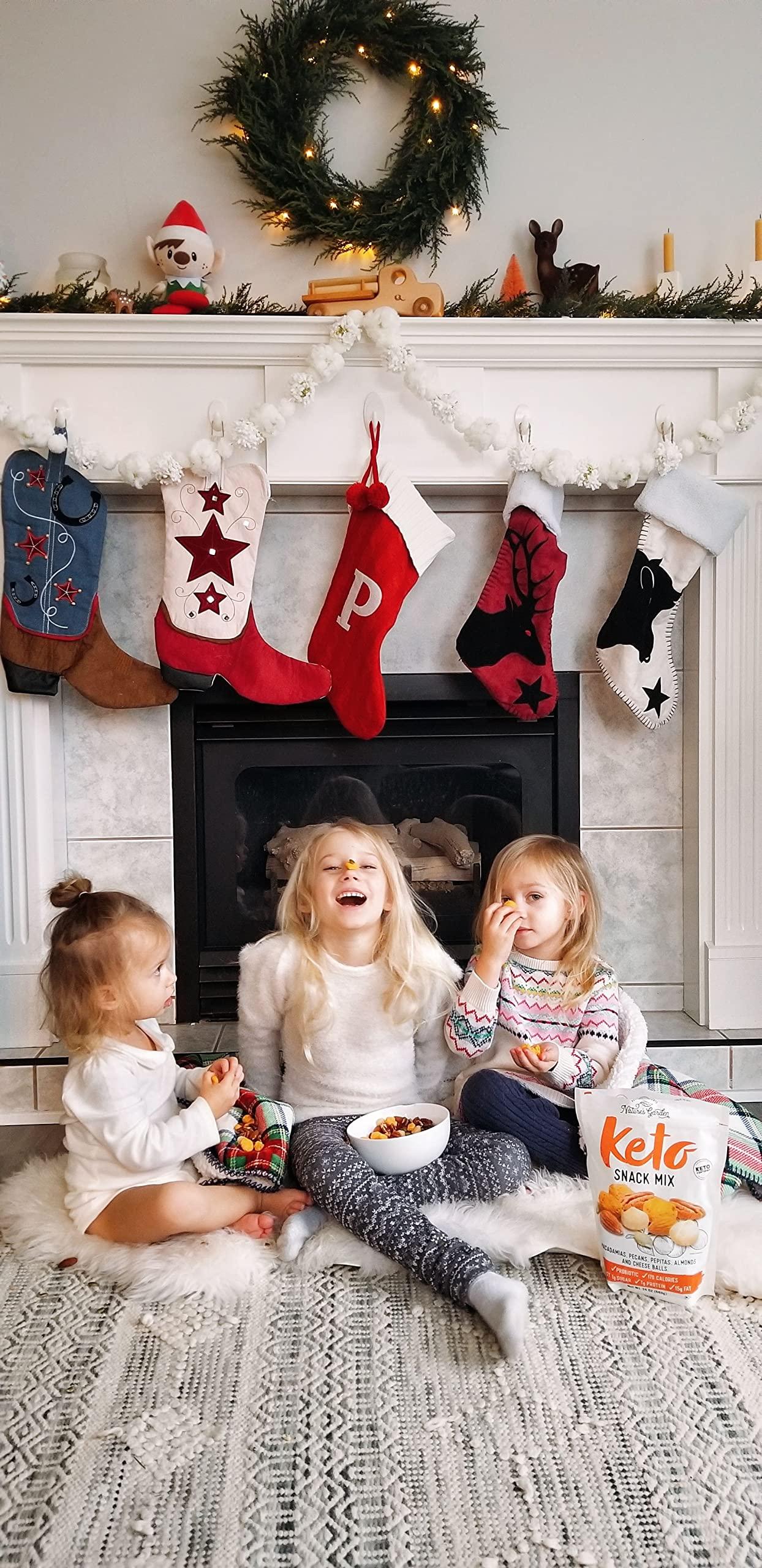 Nature's Garden Nature’s Garden Keto Snack Mix - Probiotic Cheese Balls, Crunchy Keto Snack, Keto Snack Mix, Low Carb, All Natural, Heart Healthy Nuts – 40 Oz Bag (Pack of 1)