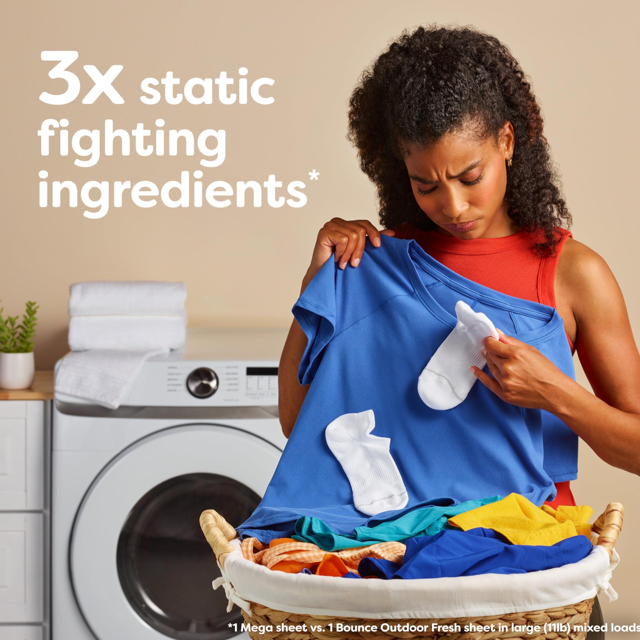 Bounce Bounce Mega Dryer Sheets, Paradise Blossom, 180 Count, Bounce Dryer Sheets