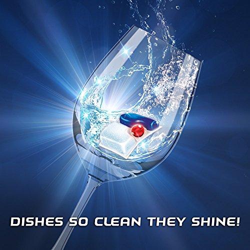 Finish Finish - Quantum with Activblu technology - 120ct (8x15ct) - Dishwasher Detergent - Powerball - Ultimate Clean and Shine - Dishwashing Tablets - Dish Tabs