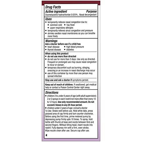 Afrin Afrin Childrens, Age 2-6, Extra Moisturizing Stuffy Nose Spray, 12 Hour Nasal Congestion Relief - 15 mL