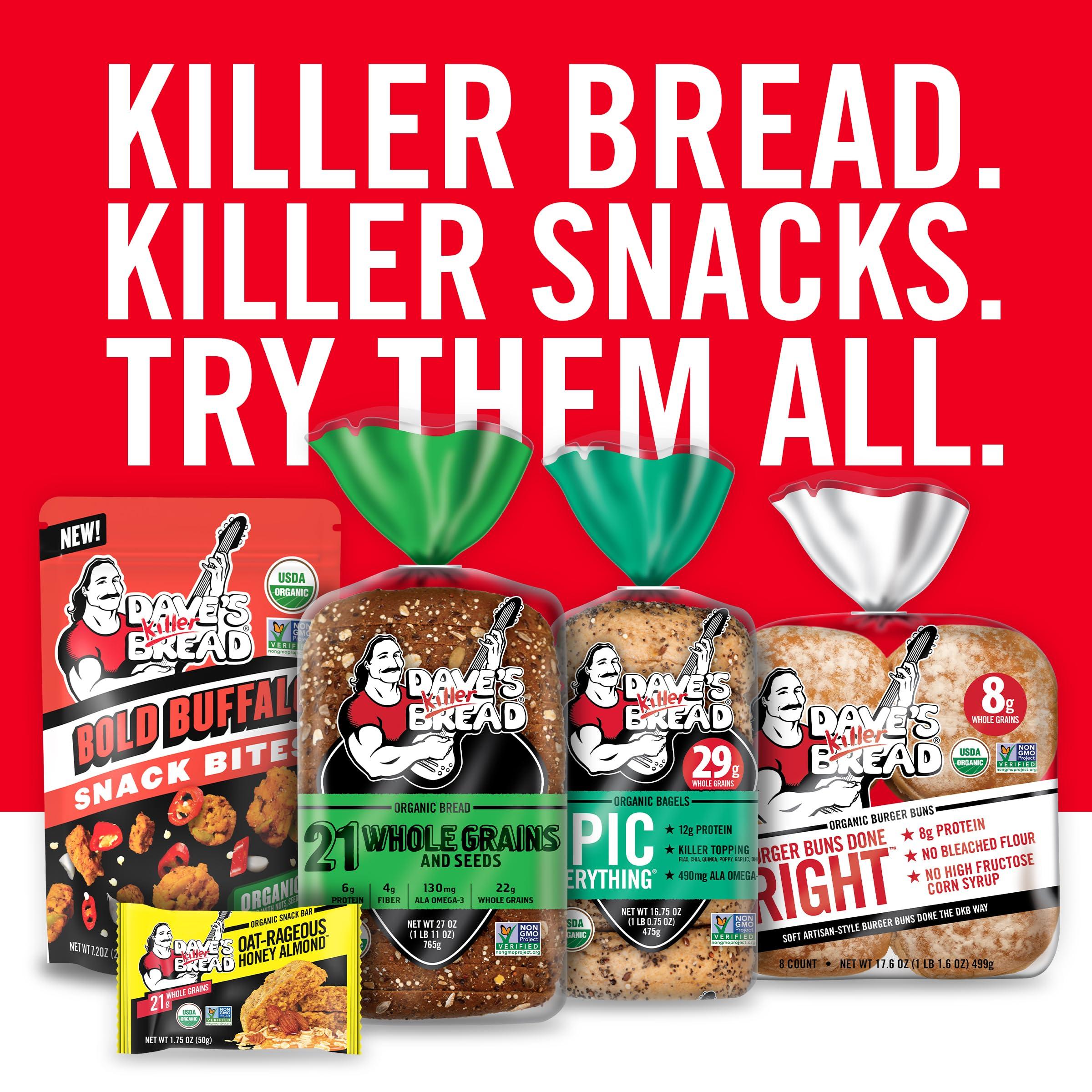 Dave's Killer Bread Dave\'s Killer Bread Cocoa Brownie Blitz Organic Snack Bars, 4 Individually Wrapped Snack Bars