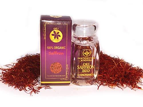 Ok1 Sales inc Ok1 saffron 100% Organic,Pure,Bio The Best Quality (1 Gram)