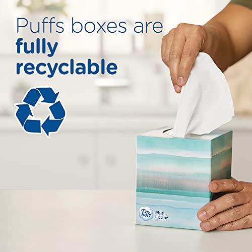 Puffs Puffs Ultra Soft Facial Tissues, 24 Family Boxes, 124 Tissues per Box