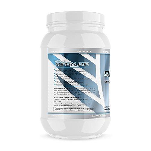 G6 Sports G6 Sports Nutrition Super-Lean Deluxe Meal Replacement (32g Protein, 7g Fiber, 25 Added Vitamins & Minerals) – 2.5lb Jar – Peanut Butter Milkshake