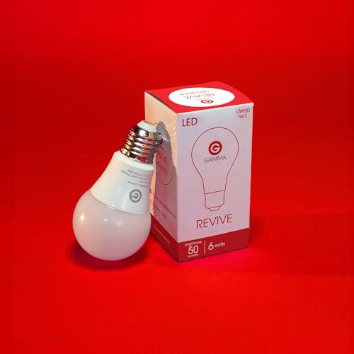 Gamma Light Therapy LLC Revive - 670nm - Red Light Bulb Sleep Therapy by Gamma - Melatonin Promoting Natural Sleep Aid