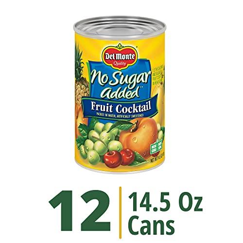 Del Monte DEL MONTE No Sugar Added Fruit Cocktail, Canned Fruit, 12 Pack, 14.5 oz Can