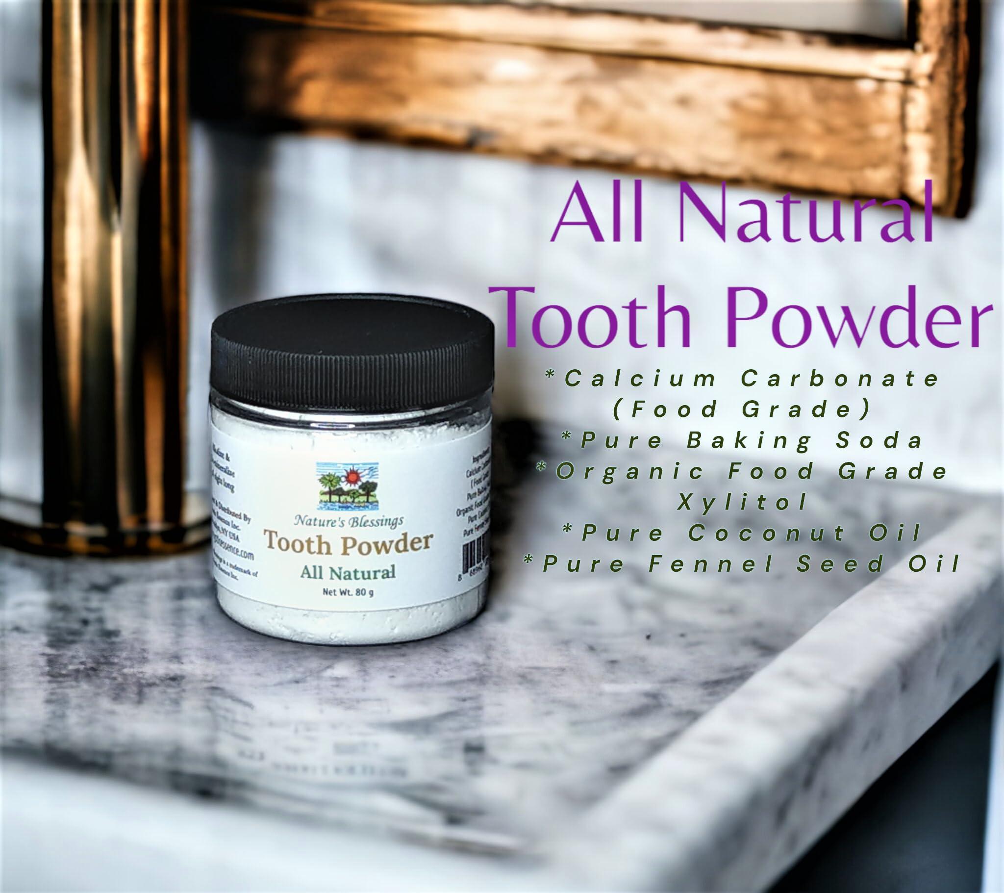 Nature\'s Blessings Natural Tooth Powder by Nature\'s Blessings, 80 Gram