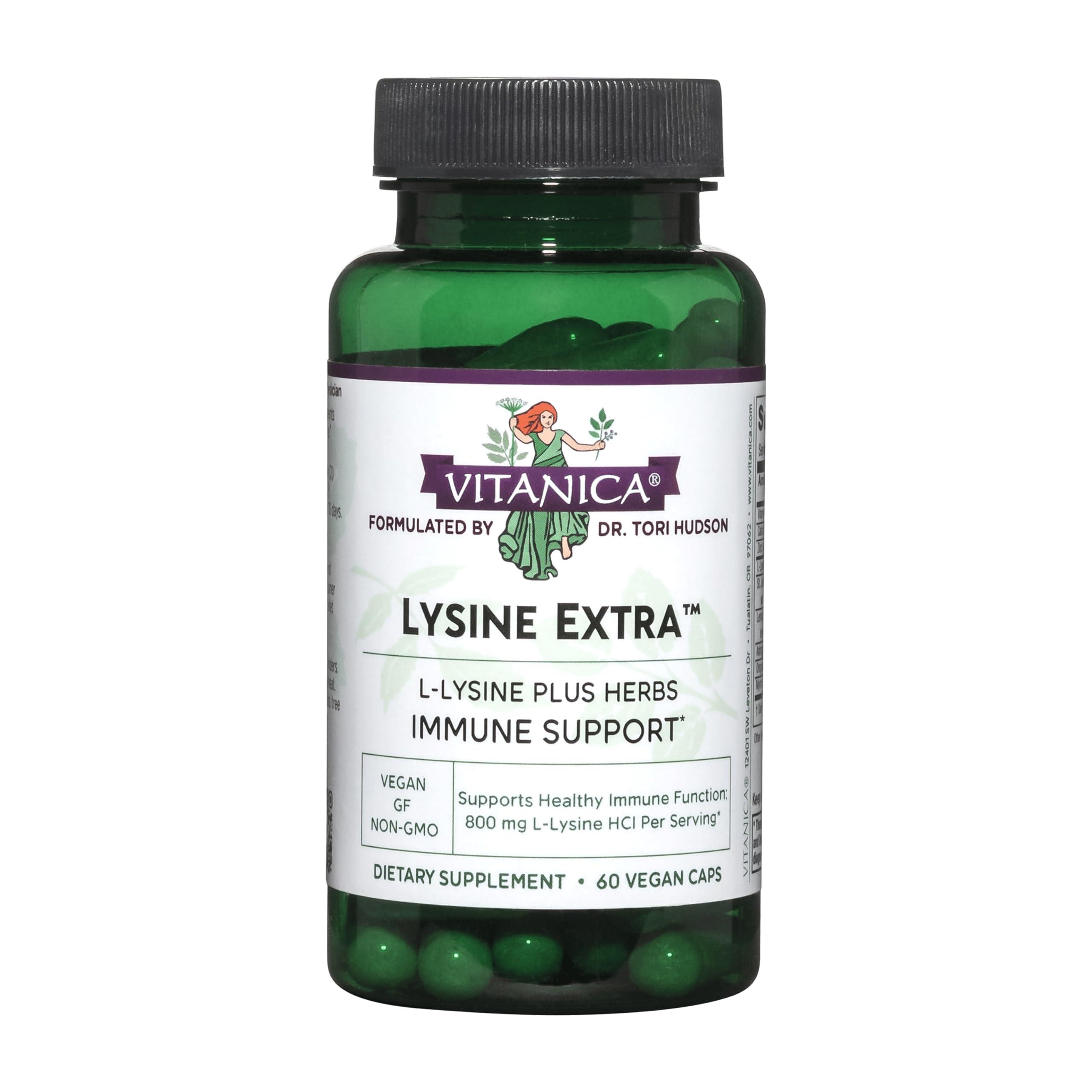 Vitanica Vitanica Lysine Extra, Immune System Support, Vegan, 60 Count