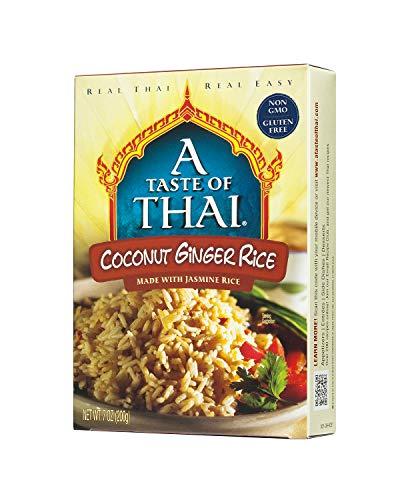 A Taste of Thai A Taste of Thai Coconut Ginger Jasmine Rice, 7-Ounce Boxes (Pack of 6)