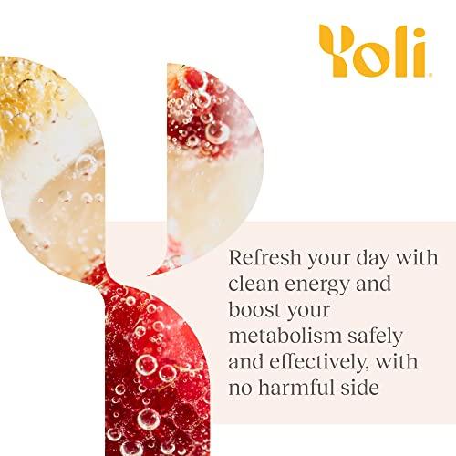 Yoli Yoli Passion Energy Drink Powder Mix - Natural Energy Drink Mix for Endurance and Stamina, 30 Packets - Raspberry Lemon Flavor