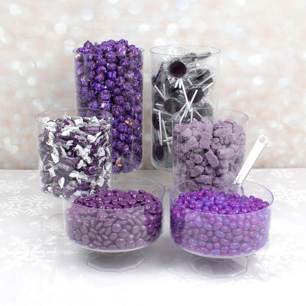 Just Candy Purple Candy Buffet Bulk Party Supplies (Feeds 12-18)