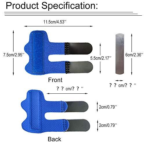 NA/ 4Pcs Trigger Finger Splint, Adjustable Finger Brace Splint, Finger Knuckle Support Brace, for Trigger Finger, Finger Sprains, Sports Injuries
