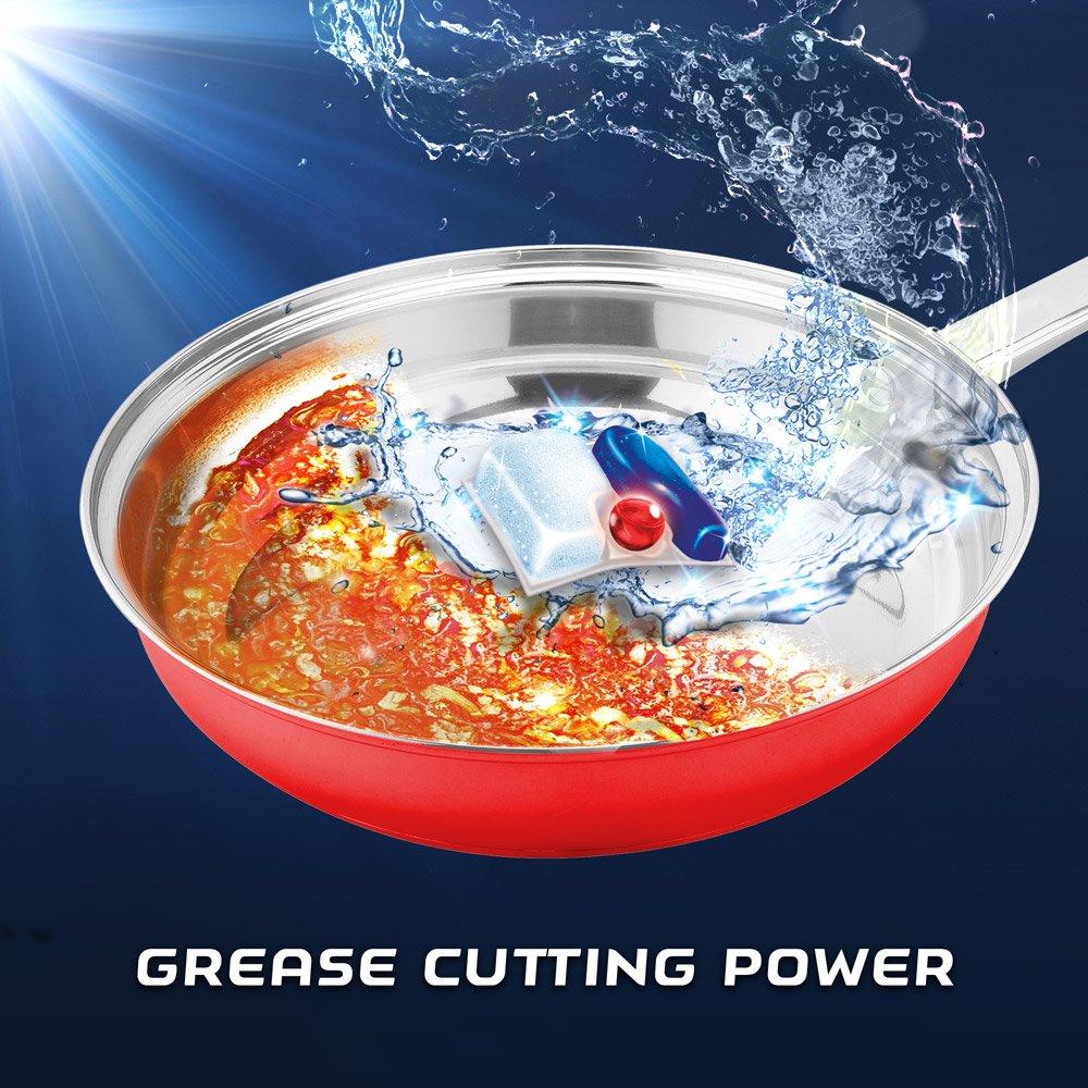 Finish Finish - Quantum with Activblu technology - 120ct (8x15ct) - Dishwasher Detergent - Powerball - Ultimate Clean and Shine - Dishwashing Tablets - Dish Tabs