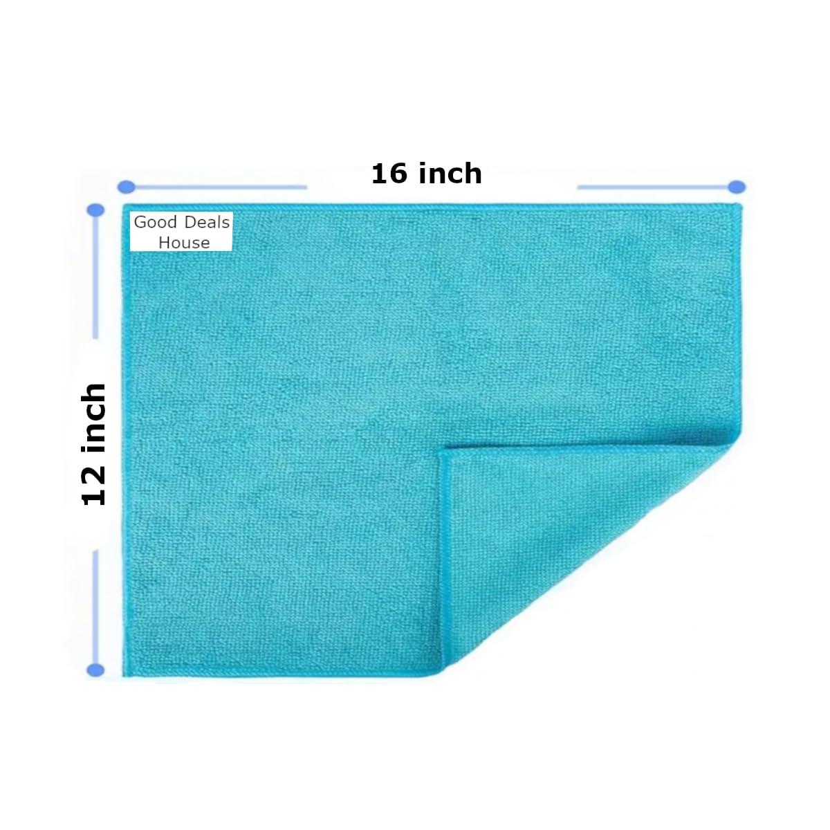 GoodDealsHouse GoodDealsHouse Bundle: Bar-Keeper`s Friend Powder Cleanser Value Size 21 OZ - 2 Pack & Microfiber Cleaning Towels 14x14 inch - 2 | 2 * BKF 21 oz + 2 towels