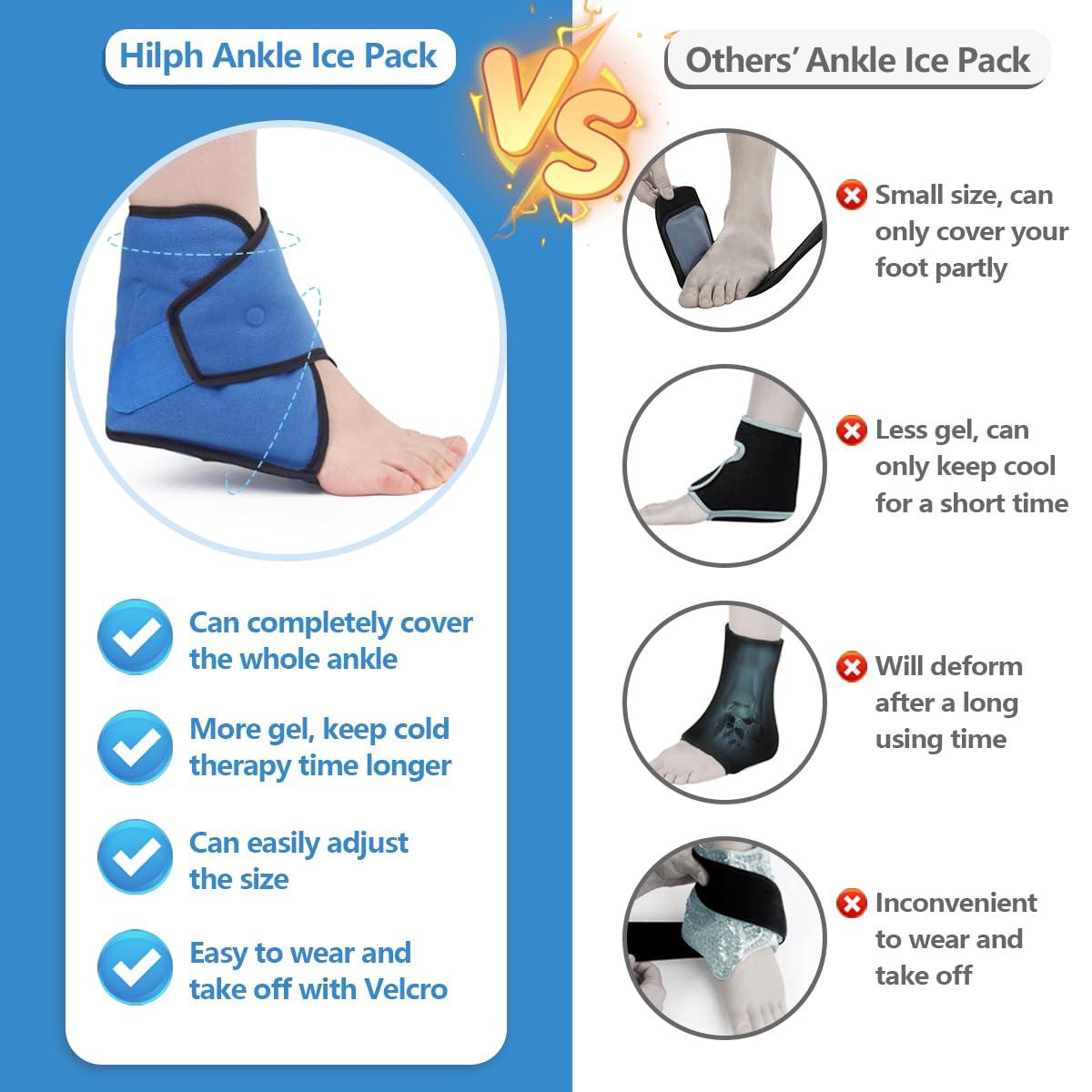 Hilph Hilph Foot Ice Pack Ice Boot for Injuries and Ankle Ice Pack for Swelling