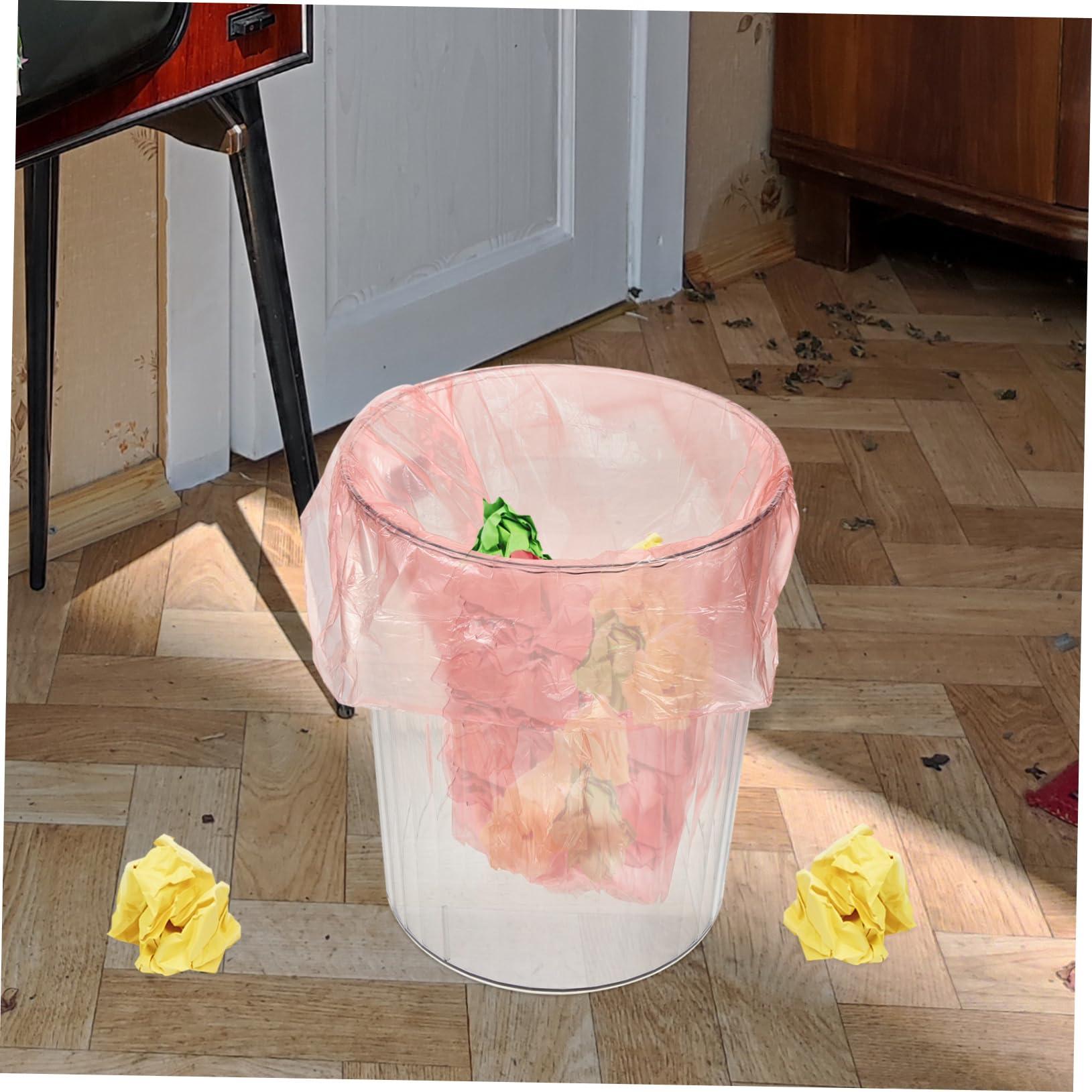 Anneome Anneome 100pcs Golden Garbage Bag Kitchen Waste Pouch Small Trash Bags Disposable Waste Bag Pet Poop Bathroom Trash Bags Living Room Bin Bags Office Liner Degradable Polyethylene