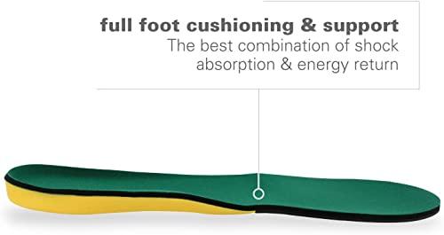Spenco Spenco Polysorb Cross Trainer Athletic Cushioning Arch Support Shoe Insoles, Men's 12-13.5