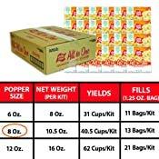 Jolly Time JOLLY TIME All in One Popcorn Kit, Portion Packets with Kernels, Oil and Salt for Movie Theater or Air Popper Machines (24 pack, 8oz Kettle)