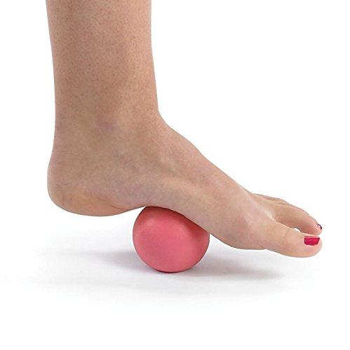 OPTP OPTP Super Pinky Ball Moderately Firm Density Deep Tissue Massage Ball for Back Pain, Shoulder Tension Relief, Sore Muscles, Plantar Fasciitis and More