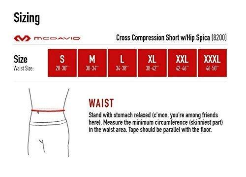 McDavid Mcdavid Cross Compression Shorts, Men's Boxer Brief, Large Black