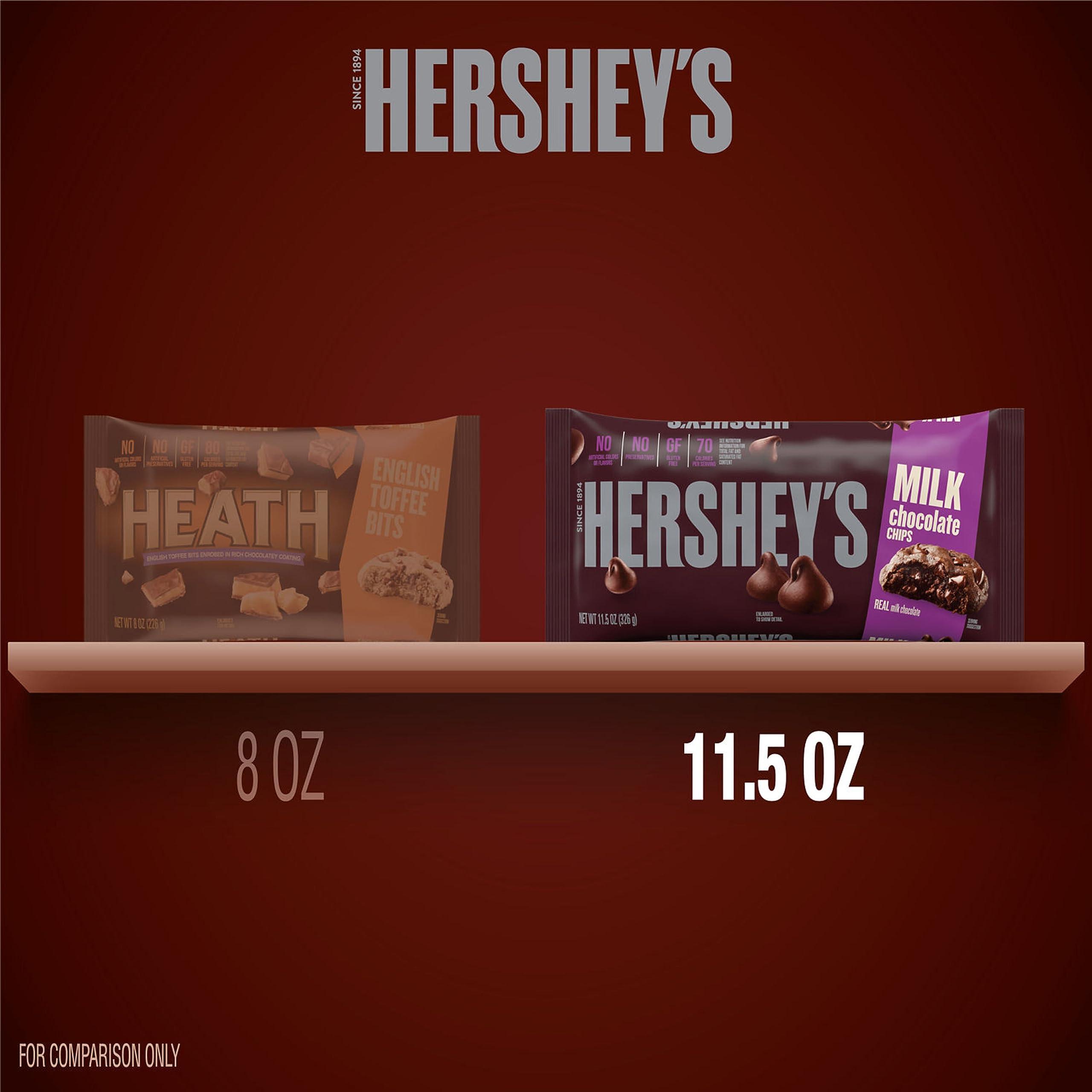 HERSHEY'S HERSHEY\'S Milk Chocolate Baking Chips Bag, 11.5 Oz