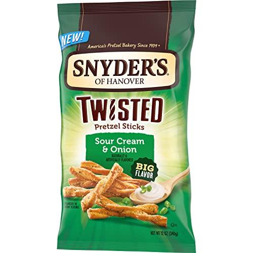 Snyder's of Hanover Snyder's of Hanover, Sour Cream & Onion Twisted Pretzel Sticks, 12 Oz Bag