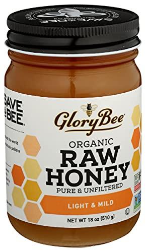 GloryBee GloryBee Clover Blossom Raw Organic Honey, 18 Ounce