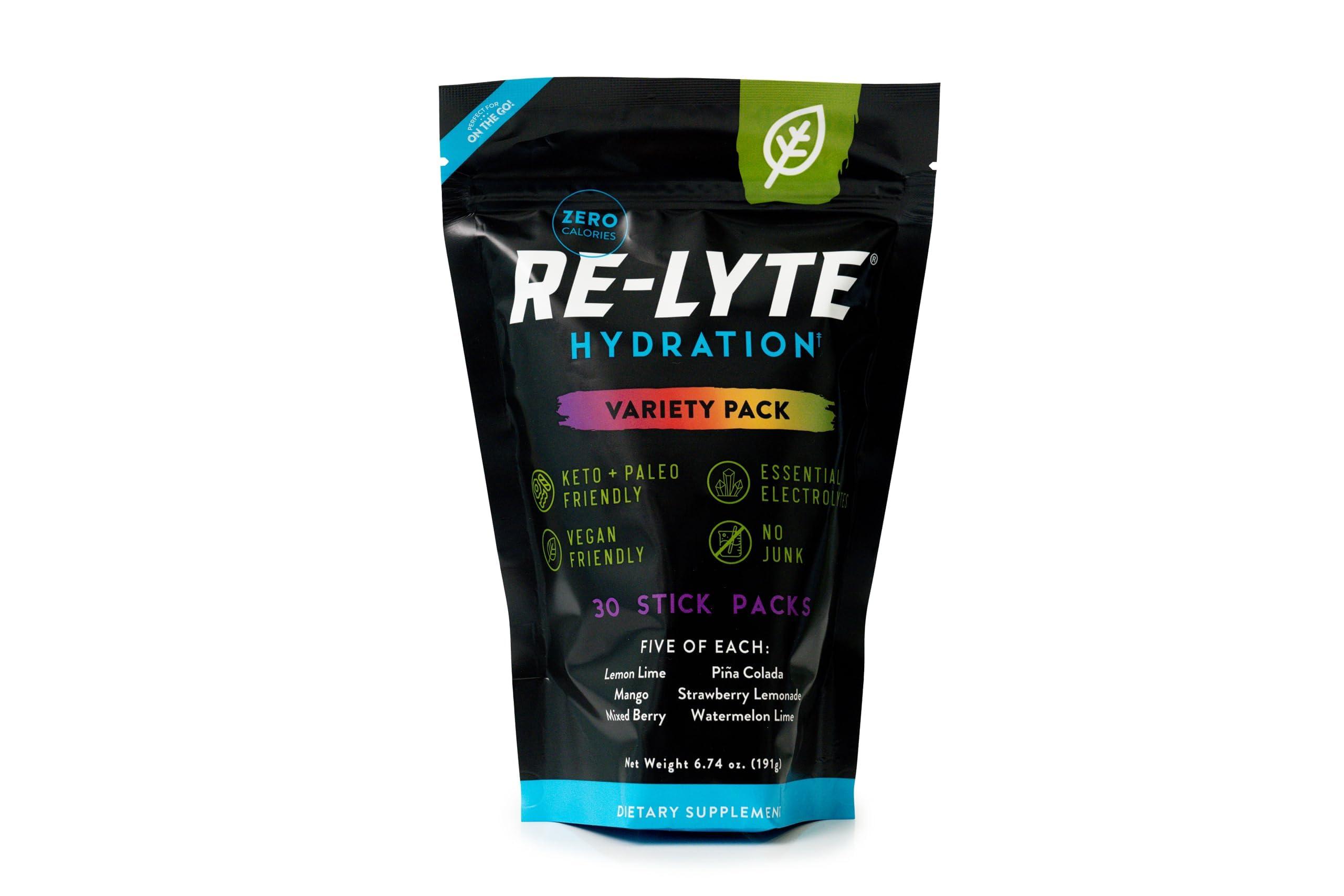 REDMOND REDMOND Re-Lyte Hydration Electrolyte Mix, Variety Pack, 30 Stick Packs