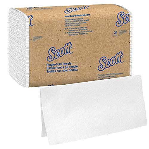KCC01700 KCC01700 Scott 1-Fold Paper Towels, 9 3/10 x 10 1/2, White