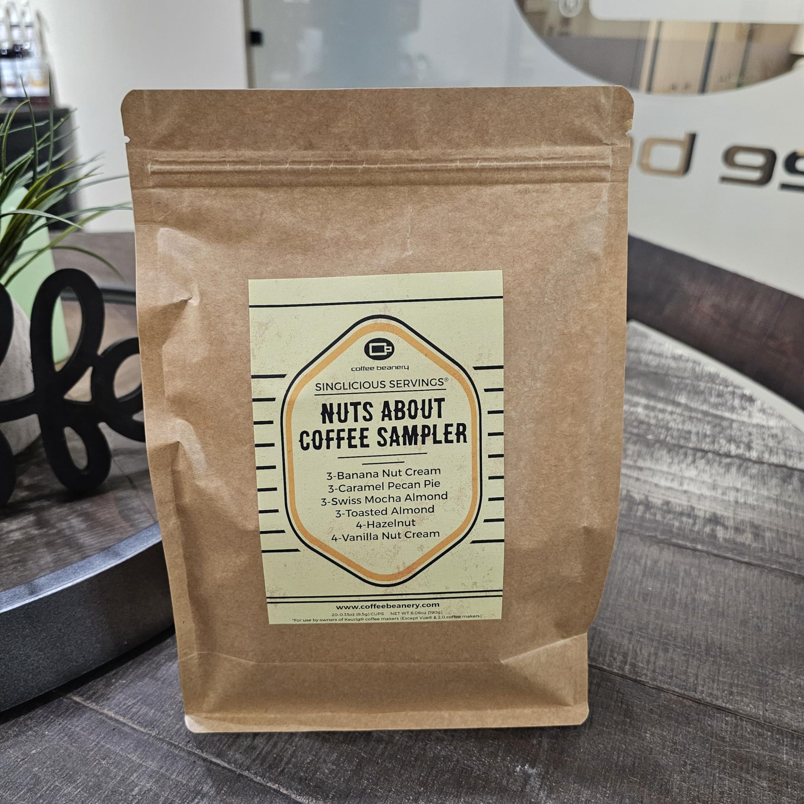Coffee Beanery Nuts About Coffee Pods Variety Pack of Coffee Pods by Coffee Beanery | 20ct Flavored Coffee Pods Medium Roast Coffee Pods| 100% Specialty Arabica Coffee| Gourmet Coffee Pods