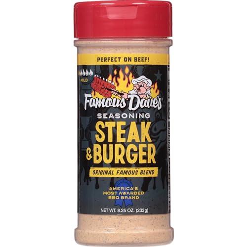 Famous Dave\'s Famous Dave\'s Seasoning Variety 3-Pack, Cajun Spice Rub, Steak & Burger Seasoning And Rib Rub for Grilling Pork or Beef