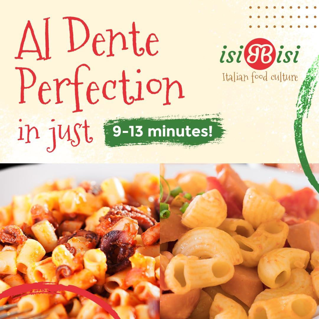 isiBisi isiBisi Gluten Free 3-Pack Elbow Macaroni and 2-Pack Tubetti Pasta Organic Pasta Noodles Made With Corn and Rice Flour Healthy, Authentic Italian Pasta Vegan, Non-GMO, Made in Italy