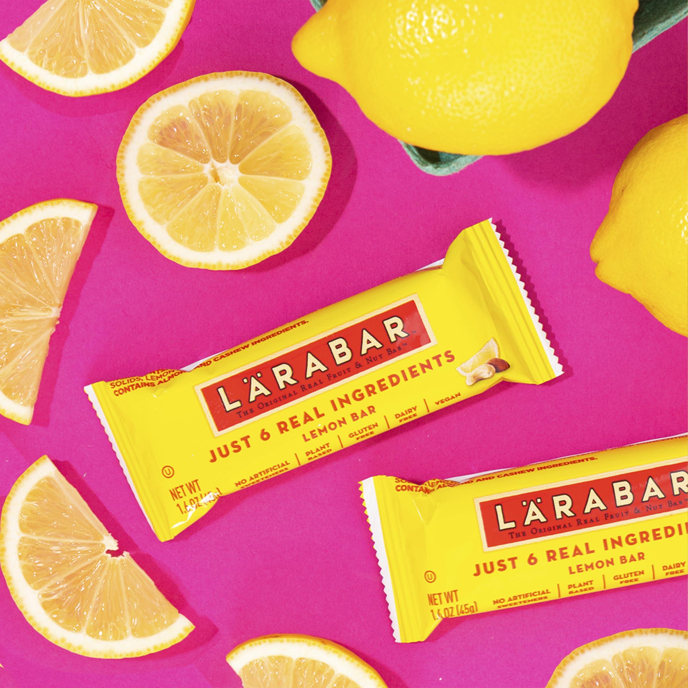 LÄRABAR Larabar Variety Pack, Blueberry Muffin, Lemon Bar, Apple Pie, Fruit & Nut Bars, 18 ct