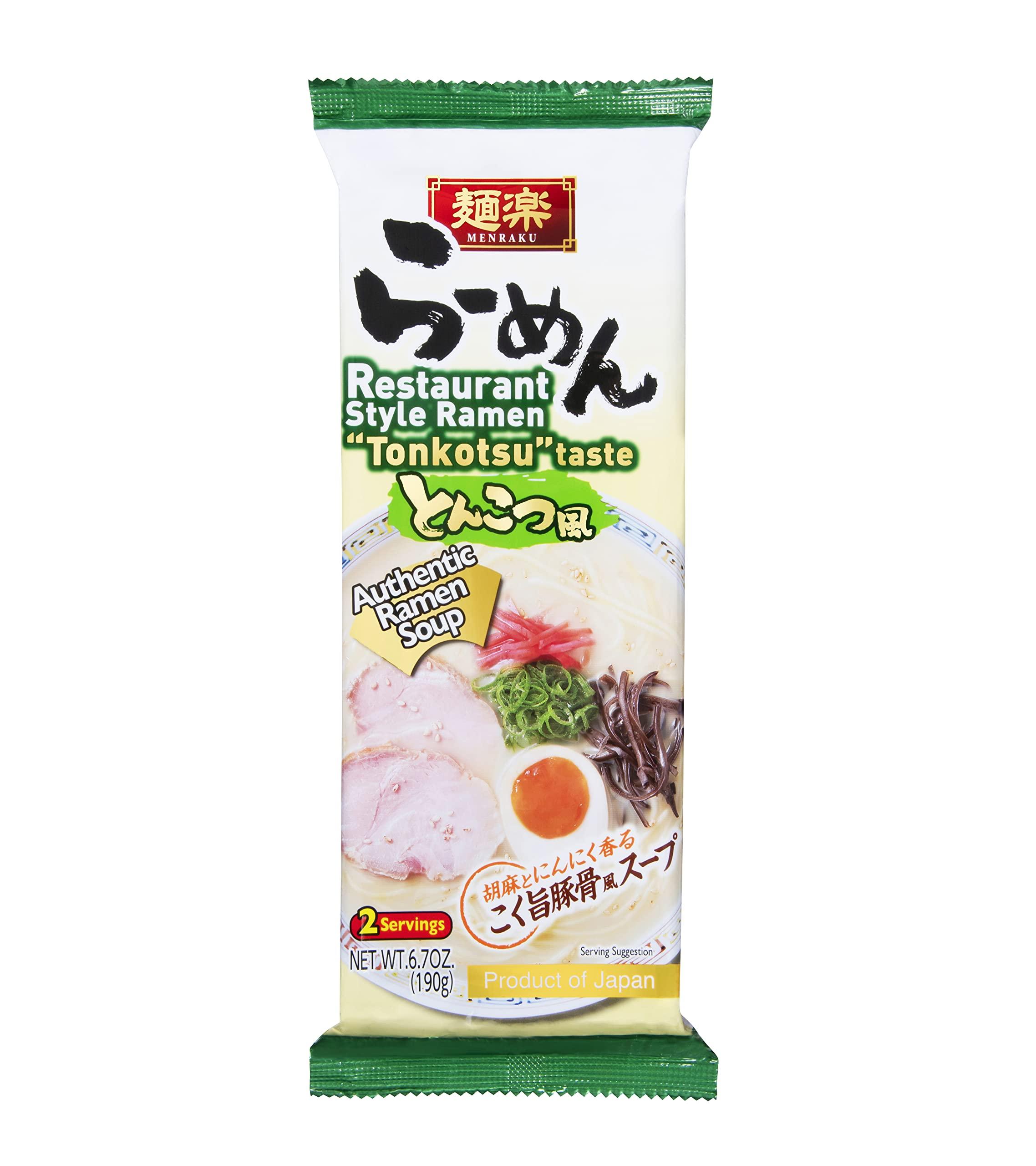 Hikari Menraku Hikari Menraku Restaurant Style Tonkotsu taste 2svgs 6.7oz(190g)