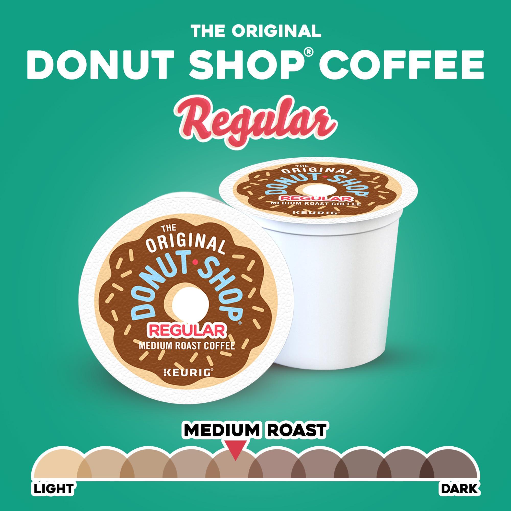 The Original Donut Shop The Original Donut Shop Regular Keurig Single-Serve K-Cup Pods, Medium Roast Coffee, 12 Count (Pack of 6), Total 72 Count