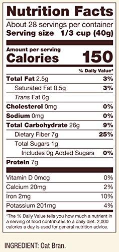 Bob's Red Mill Bob\'s Red Mill Oat Bran Hot Cereal 4-40 oz Bags
