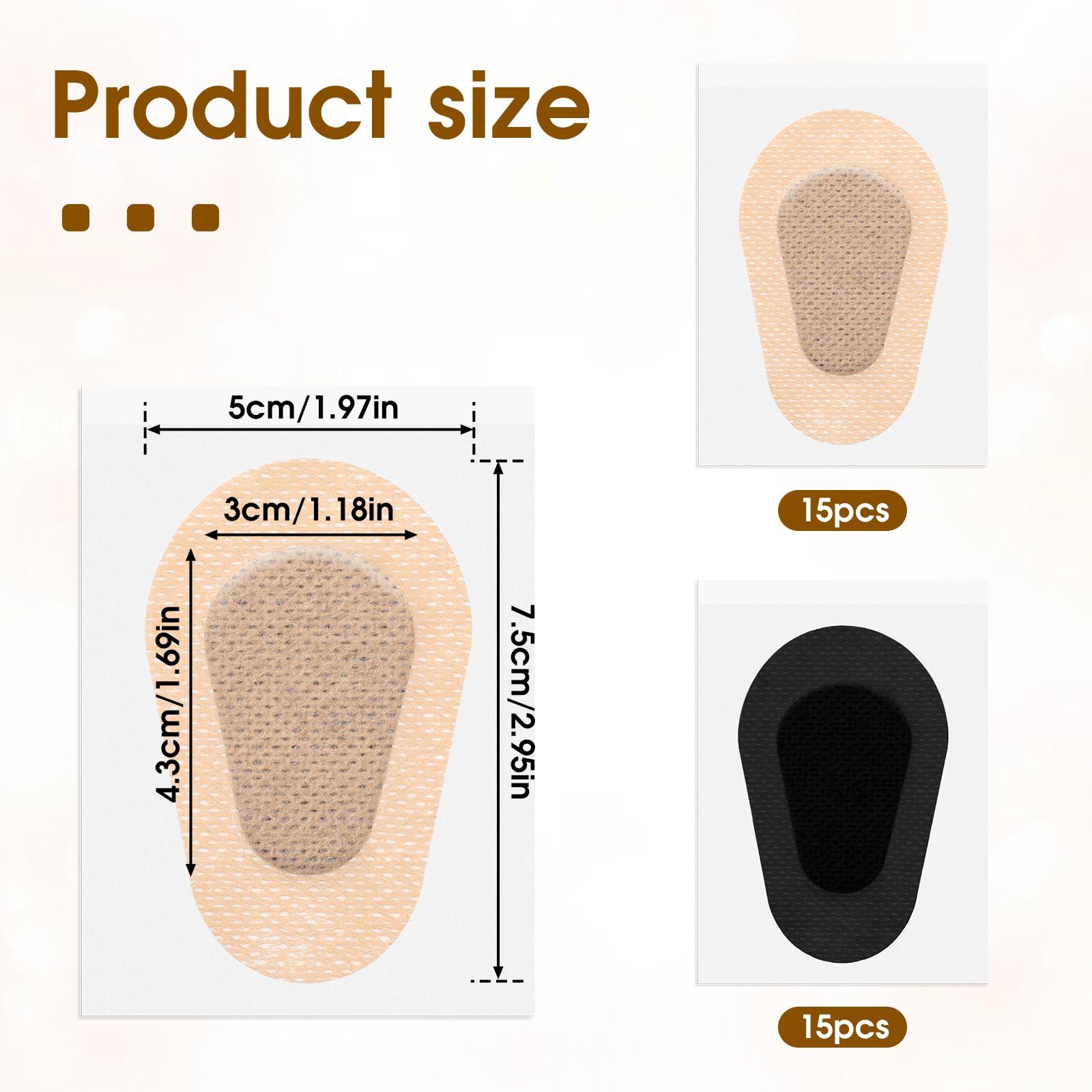 WY LIGHTING LEVEL 30 Pcs Adhesive Eye Patches Light Blocking Disposable Eyepatch Sticker Breathable Non-Woven Cotton Eye Shield Tape Easy Peeling Latex Free Eyecare Bandages Fatigue 3 2 Inches