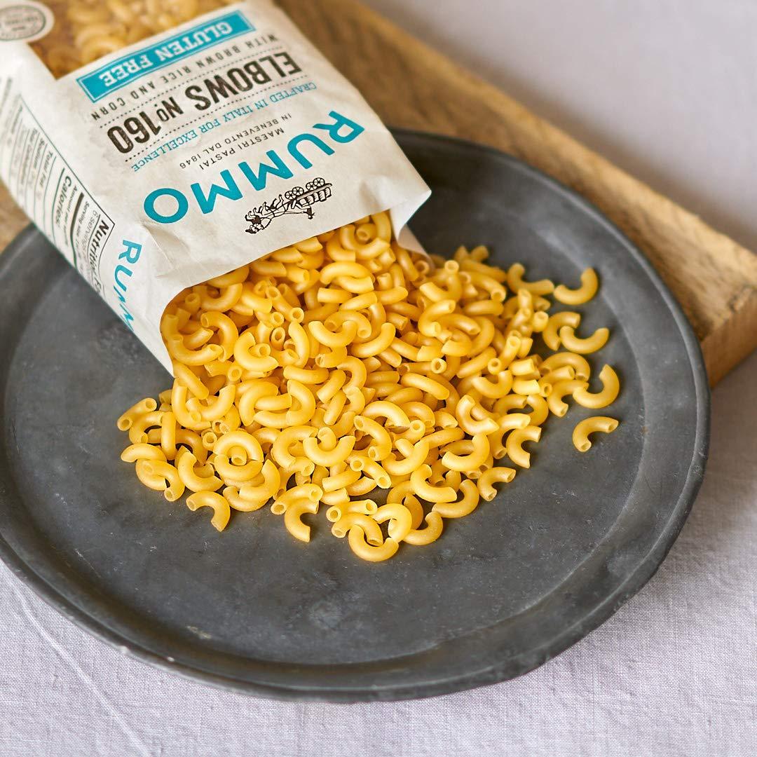 Rummo Rummo Gluten Free Elbows Pasta N.160 - Elbow Macaroni Noodles, Made with Brown Rice & Corn, Whole Wheat Pasta, GF Pasta Noodles- 16 Ounce (Pack of 1)