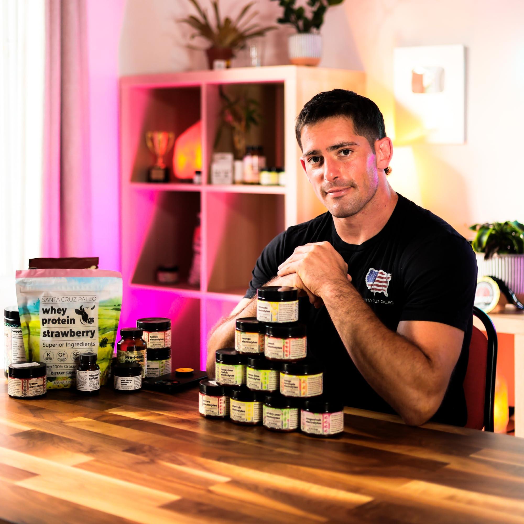 Santa Cruz Paleo Santa Cruz Paleo Electrolyte Powder Lemon Lime with Himalayan & Sea Salt, Magnesium, Potassium, Sugar-Free, 30 Servings