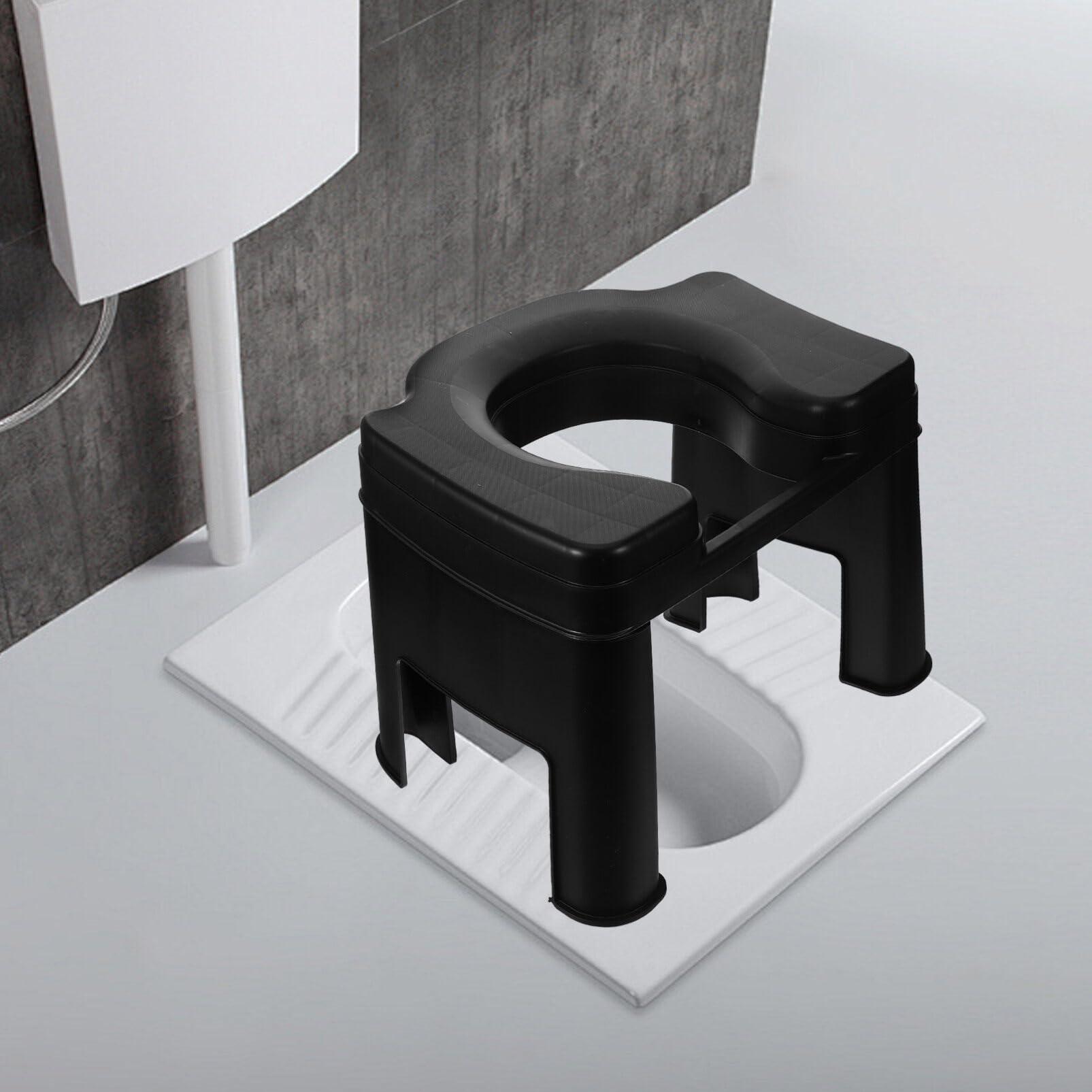 Healvian Healvian Portable Toilet Seats, 26.5cm Emergency Toilet Squats Stool Potty Step Stool Toilet Seat Stool Squatting Toilet Stool Toilet Camping Seats for Senior, Handicap, Disabled