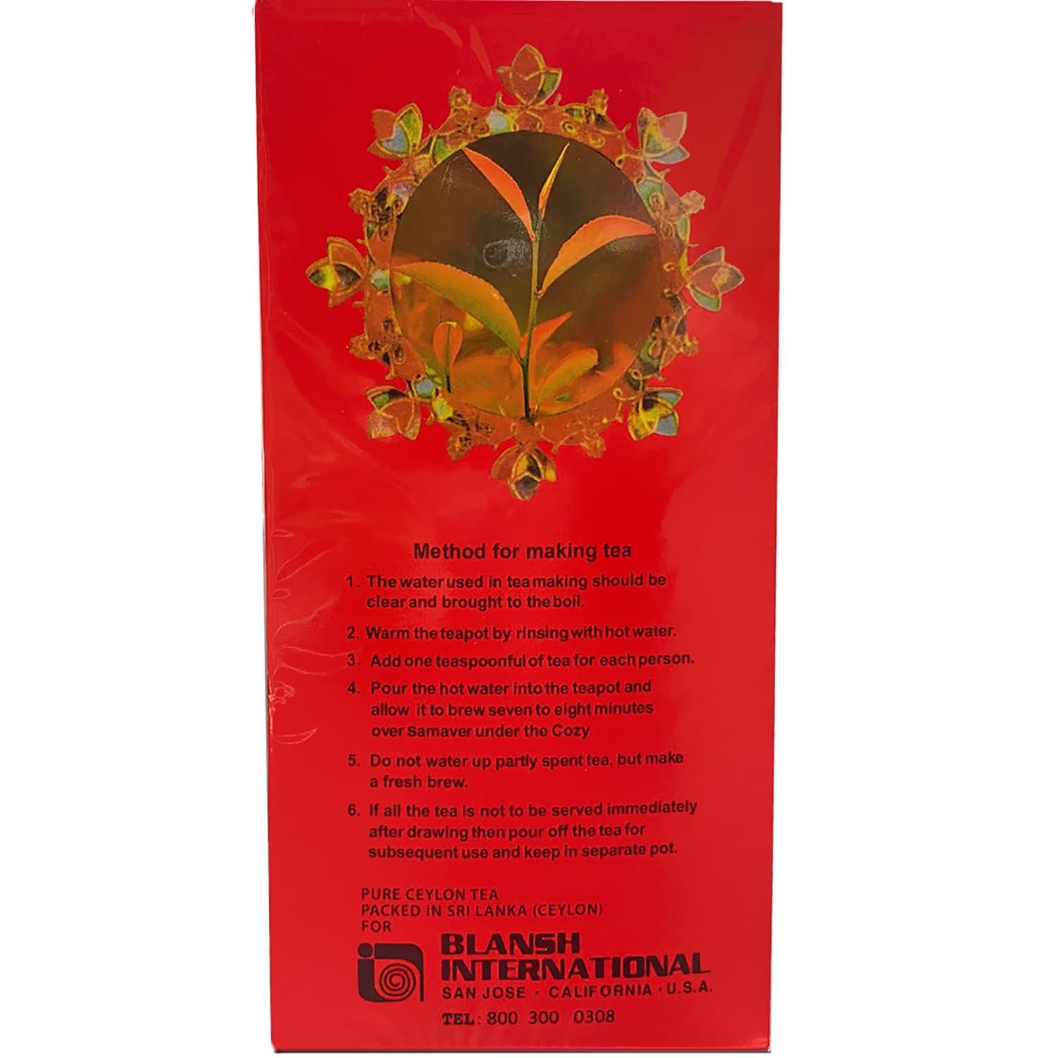 Zarrin Zarrin - Pure Ceylon Tea OPA, Orange Pekoe A, 1LB (454g), Loose Leaf Tea