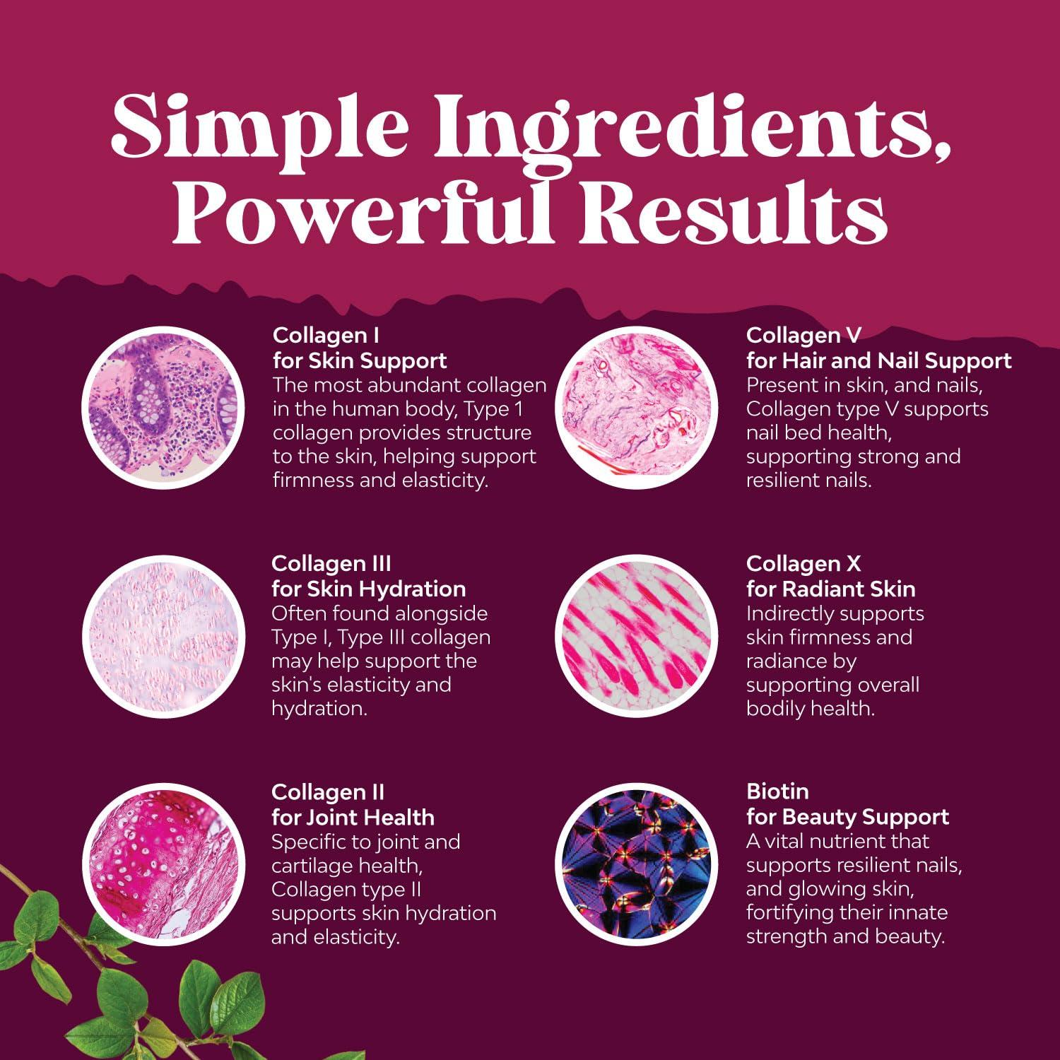 Natures Craft Advanced Multi Collagen Peptides Pills 120ct - Biotin and Collagen Supplement with BioPerine and Hair Skin Nails Vitamins for Women Men - Multi Pills for Women with Types 1 2 3 5 & X