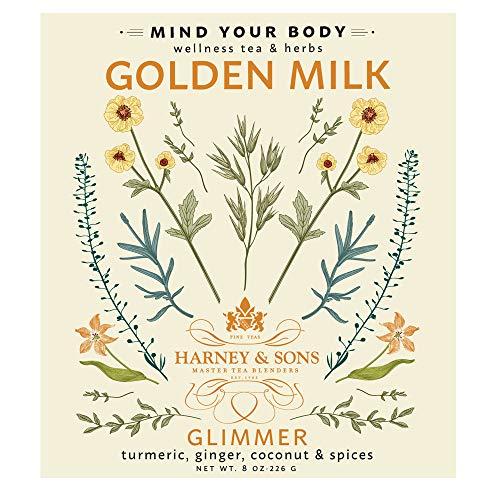 Harney & Sons Harney & Sons Golden Milk Powder, Turmeric, Ginger, Coconut & Spices, 8 oz Tin