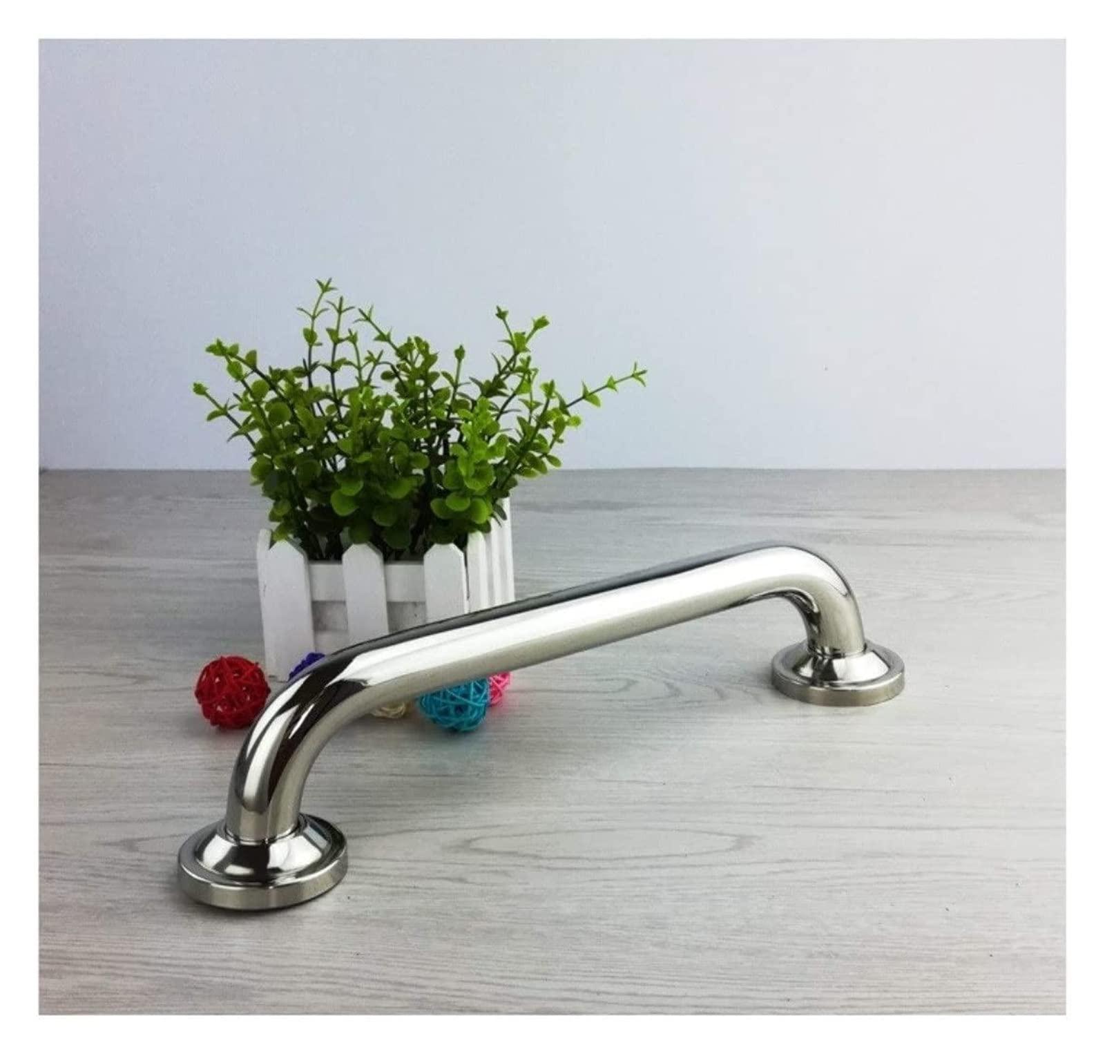 ALDEPO Grab Bars - Stainless Steel Toilet Safety Bars, Silver Bathtub Handicap 12 Inch, Adjustable Handrail Assist for Elderly Disabled Kids Pre (Size : 30cm)
